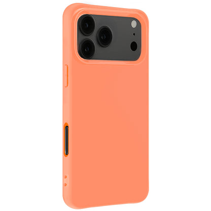 Forterra iPhone 17 Pro Max Hoesje Siliconen Backcover Lichtgewicht - Perzik