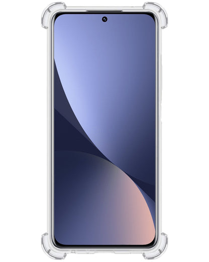 Forterra Xiaomi 12 Pro Hoesje Shockproof Backcover Siliconen - Transparant