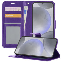 Forterra Samsung S24 Plus Hoesje Bookcase Cover met Kaarthouder - Paars