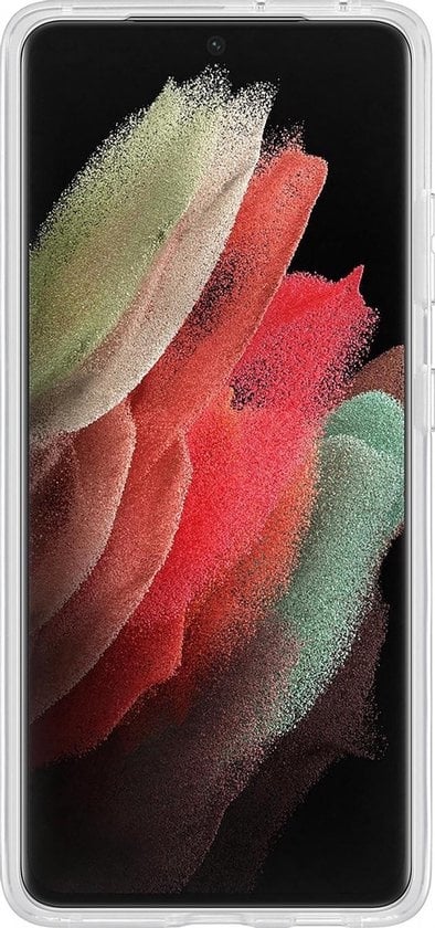 Forterra Samsung S21 Ultra Hoesje Siliconen Backcover Lichtgewicht - Transparant