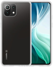 Forterra Xiaomi Mi 11 Hoesje Siliconen Backcover Lichtgewicht - Transparant