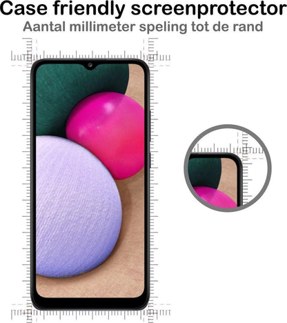 Forterra Samsung A02s Screenprotector Gehard Glas - Anti-kras