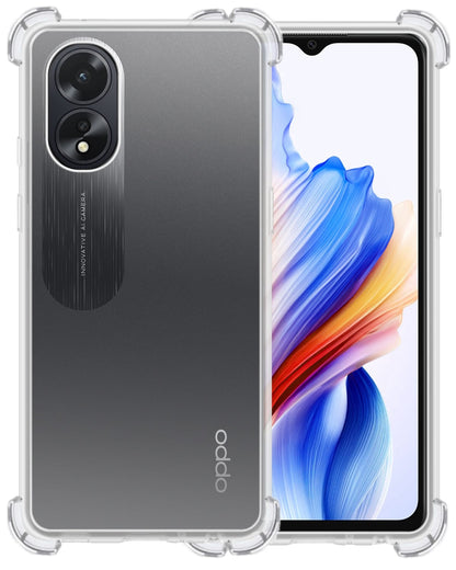 Forterra OPPO A38 Hoesje Shockproof Backcover Siliconen - Transparant
