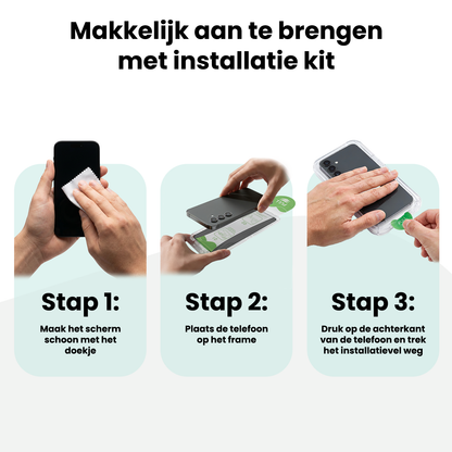 Forterra Privacy Screenprotector Geschikt voor Samsung Galaxy S26 - Met Installatie Kit - Privacy - Beschermglas - Flexibel Glas - Tempered Glass - Screen Protector