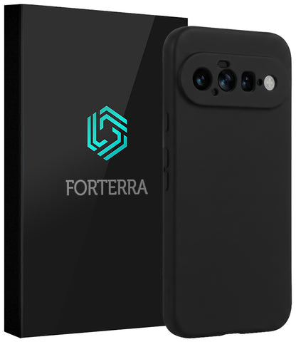 Forterra Google Pixel 11 Hoesje Siliconen Backcover Lichtgewicht - Zwart