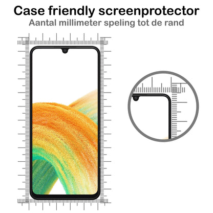 Forterra Samsung A33 Screenprotector Gehard Glas - Full Screen