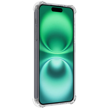 Forterra iPhone 16 Hoesje Geschikt voor Magsafe Backcover Shockproof - Transparant
