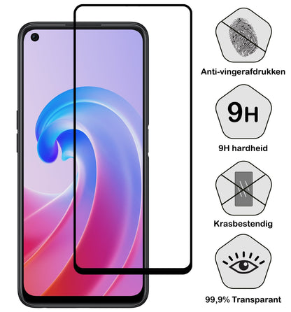 Forterra OPPO A76 Screenprotector Gehard Glas - Full Screen