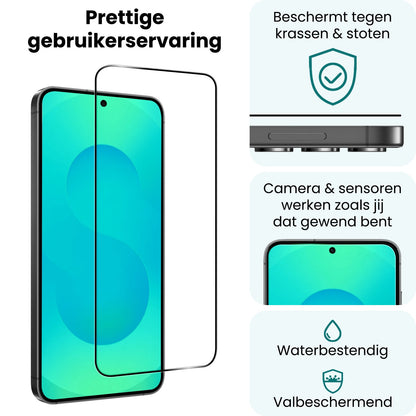 Forterra Samsung S25 Plus Screenprotector Gehard Glas - Full Screen