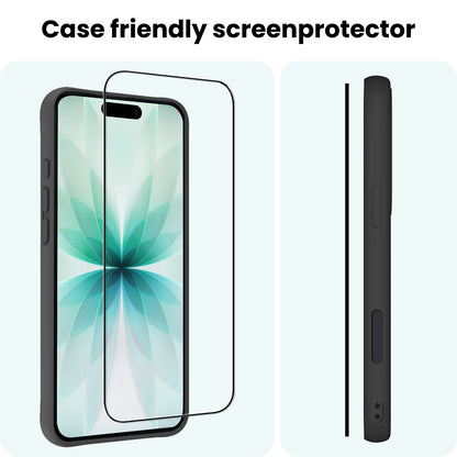 Forterra iPhone 17 Screenprotector Gehard Glas met Installatieframe
