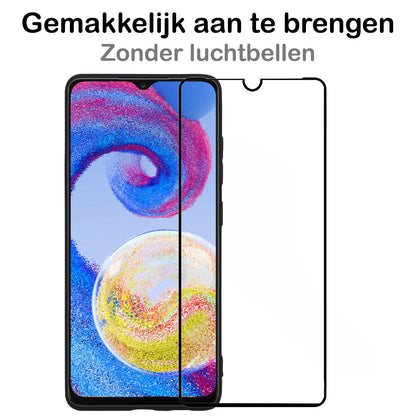 Forterra Samsung A04s Screenprotector Gehard Glas - Full Screen