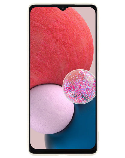 Forterra Samsung A13 4G Hoesje Siliconen Backcover Lichtgewicht - Wit