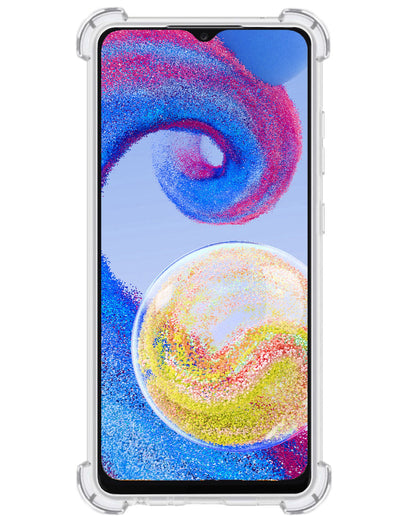 Forterra Samsung A04s Hoesje Shockproof Backcover Siliconen - Transparant