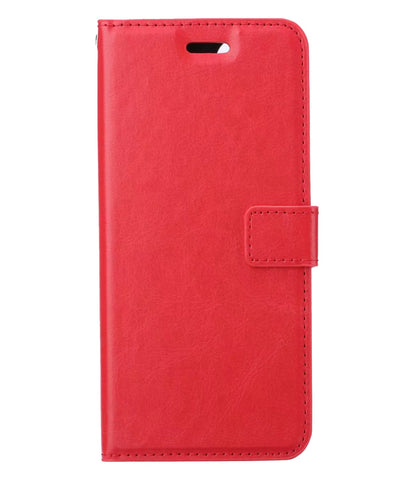 Forterra Samsung S22 Plus Hoesje Bookcase Cover met Kaarthouder - Rood