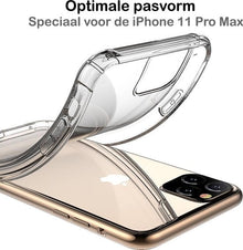 Forterra iPhone 11 Pro Max Hoesje Shockproof Backcover Siliconen - Transparant