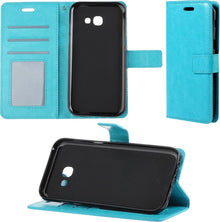 Forterra Samsung Galaxy A5 2017 Hoesje Bookcase Cover met Kaarthouder - Turquoise