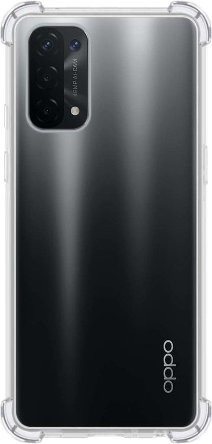 Forterra OPPO A74 5G Hoesje Shockproof Backcover Siliconen - Transparant