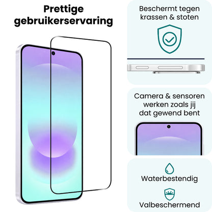 Forterra Samsung A37 Screenprotector Gehard Glas - Full Screen