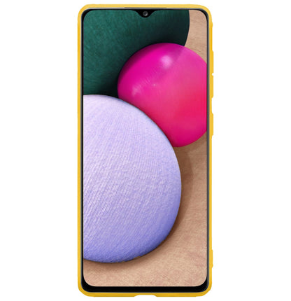Forterra Samsung A03s Hoesje Siliconen Backcover Lichtgewicht - Geel