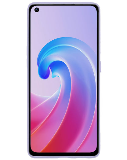 Forterra OPPO A96 Hoesje Siliconen Backcover Lichtgewicht - Lila