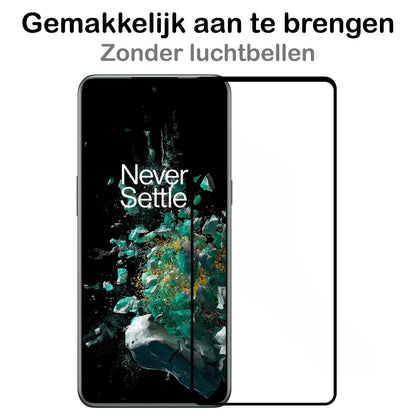 Forterra OnePlus 10T Screenprotector Gehard Glas - Full Screen