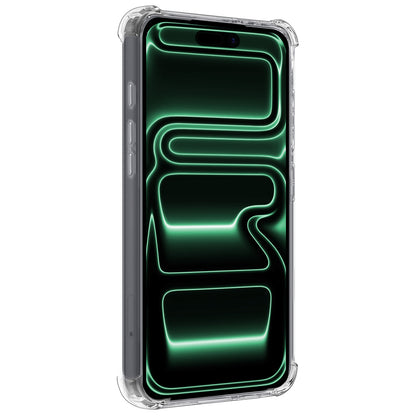 Forterra iPhone 17 Pro Max Hoesje Kaarthouder Backcover Shockproof - Transparant