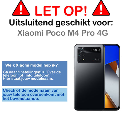 Forterra Poco M4 Pro 4G Hoesje Siliconen Backcover Lichtgewicht - Donkerblauw