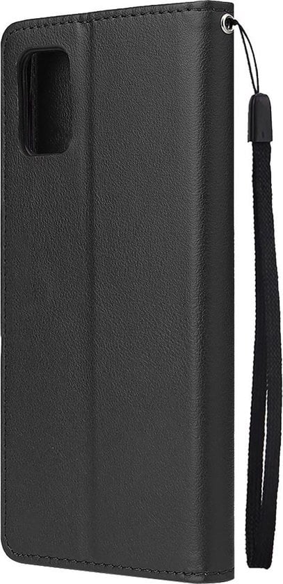 Forterra Samsung A41 Hoesje Bookcase Cover met Kaarthouder - Zwart