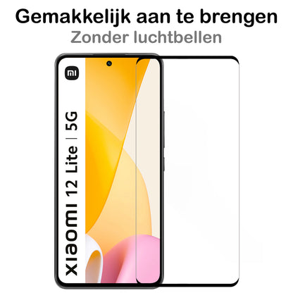 Forterra Xiaomi 12 Lite Screenprotector Gehard Glas - Full Screen