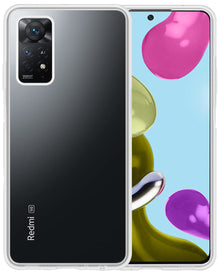 Forterra Xiaomi Redmi Note 11 Pro Hoesje Siliconen Backcover Lichtgewicht - Transparant