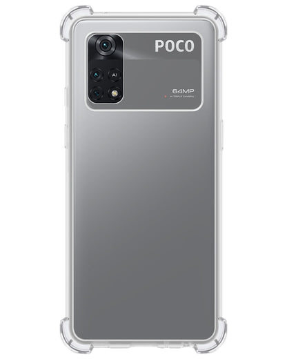 Forterra Poco M4 Pro 4G Hoesje Shockproof Backcover Siliconen - Transparant