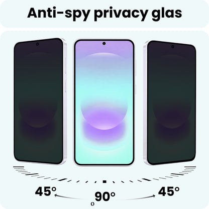 Forterra Samsung A37 Screenprotector Gehard Glas - Privacy
