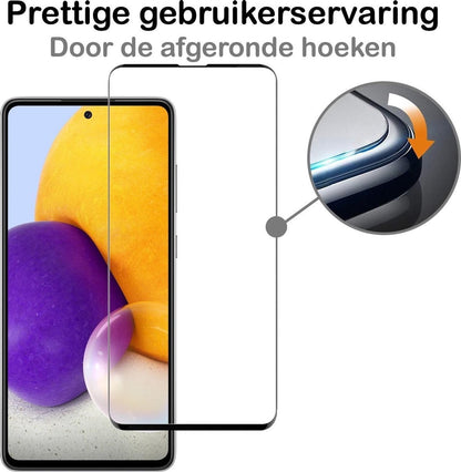 Forterra Samsung A72 Screenprotector Gehard Glas - Full Screen