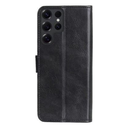 Forterra Samsung S25 Ultra Hoesje Bookcase Cover met Kaarthouder - Zwart