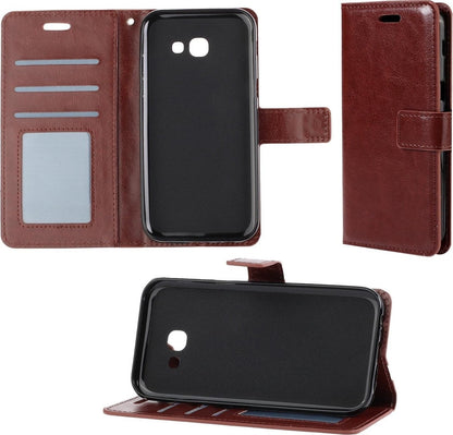 Forterra Samsung Galaxy A5 2017 Hoesje Bookcase Cover met Kaarthouder - Bruin