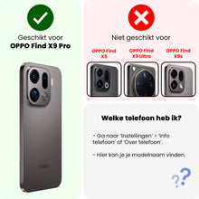 Forterra OPPO Find X9 Pro Hoesje Shockproof Backcover Siliconen - Transparant