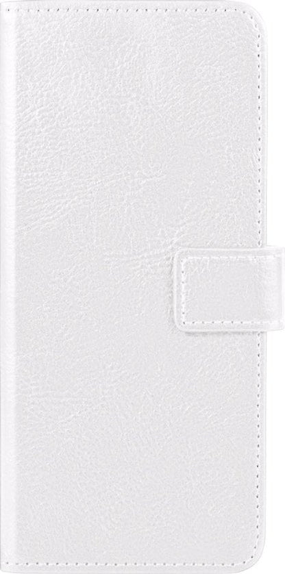 Forterra Samsung A12 Hoesje Bookcase Cover met Kaarthouder - Wit