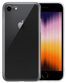 Forterra iPhone SE 2022 Hoesje Siliconen Backcover Lichtgewicht - Transparant