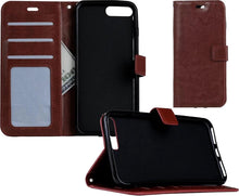Forterra iPhone SE 2020 Hoesje Bookcase Cover met Kaarthouder - Bruin