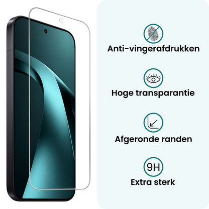 Forterra Xiaomi 17T Pro Screenprotector Gehard Glas - Anti-kras