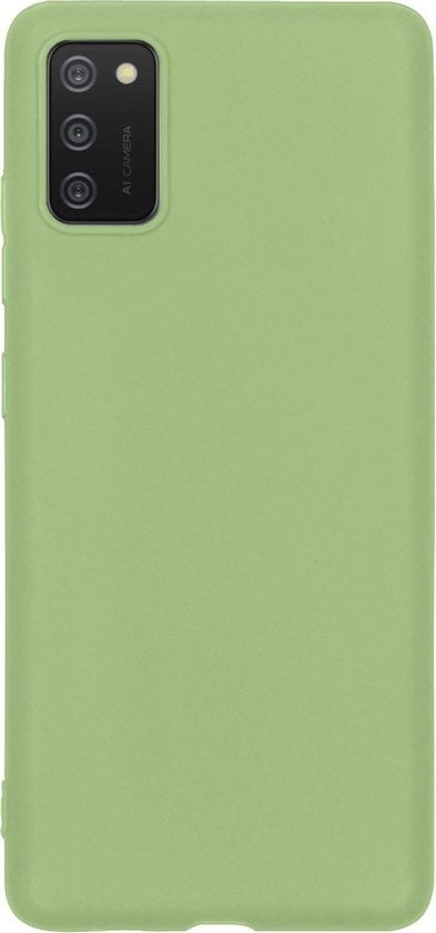 Forterra Samsung A02s Hoesje Siliconen Backcover Lichtgewicht - Groen