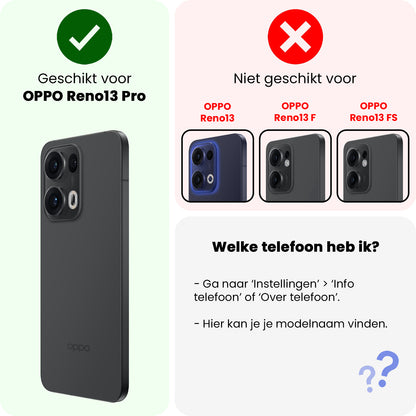 Forterra OPPO Reno 13 Pro Screenprotector Gehard Glas - Full Screen