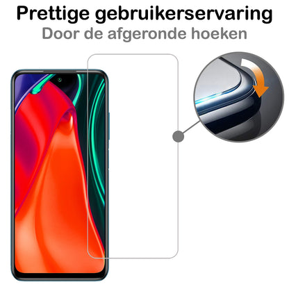 Forterra Poco M3 Pro Screenprotector Gehard Glas - Anti-kras