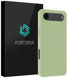 Forterra iPhone Air Hoesje Siliconen Backcover Lichtgewicht - Groen