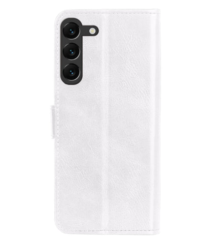 Forterra Samsung S23 Plus Hoesje Bookcase Cover met Kaarthouder - Wit