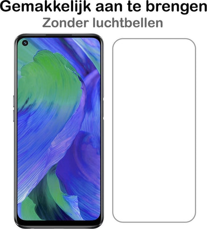 Forterra OPPO A54 5G Screenprotector Gehard Glas - Anti-kras
