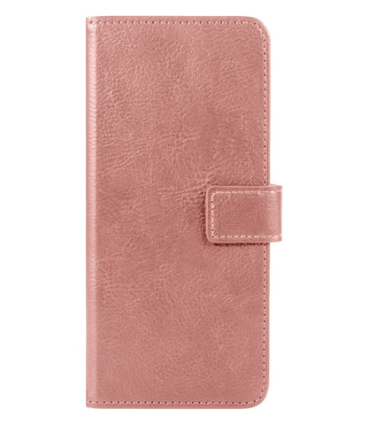 Forterra Samsung S22 Hoesje Bookcase Cover met Kaarthouder - Rosé goud