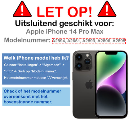 Forterra Privacy Screenprotector Geschikt voor Apple iPhone 14 Pro Max - Met Installatie Kit - Privacy - Beschermglas - Flexibel Glas - Tempered Glass - Screen Protector