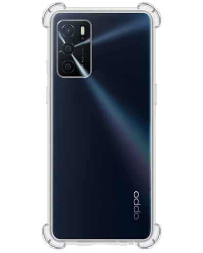 Forterra OPPO A16s Hoesje Shockproof Backcover Siliconen - Transparant