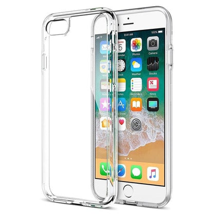 Forterra iPhone SE 2020 Hoesje Siliconen Backcover Lichtgewicht - Transparant